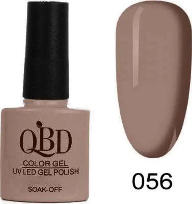 QBD Ημιμόνιμο βερνίκι color Gel Uv/Led Gel Polish 056