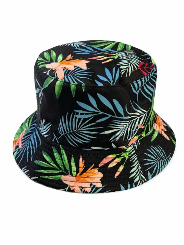 Ghetto Tropical Bucket Hat – Adult Size | Polyester / Cotton