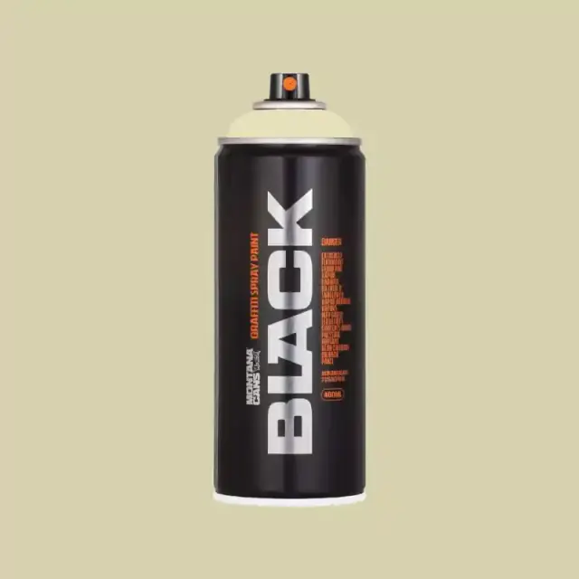 Montana Black Spray Paint 400ml BLK-6905 Face