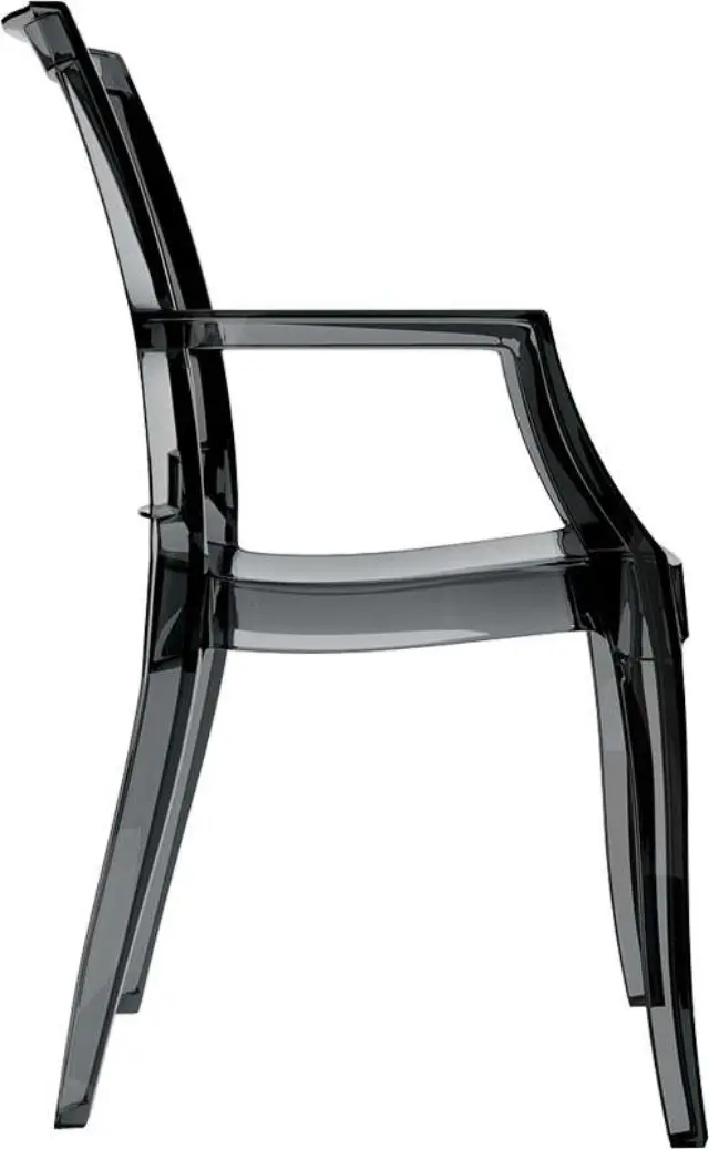 Πολυθρόνα Στοιβαζόμενη ARTHUR Μαύρο Ακρυλικό 56x60x91cm 3