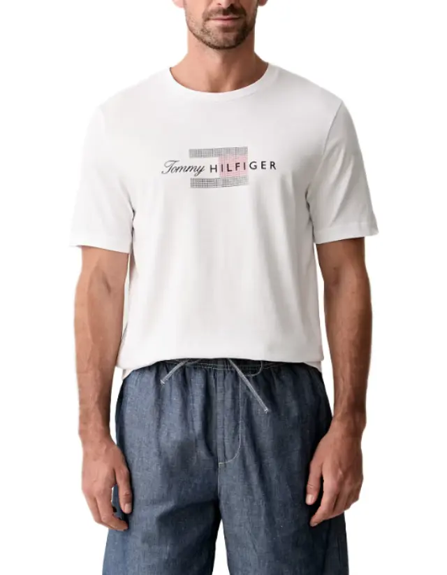 TommyHilfiger ανδρικό t-shirt με σημαία MW0MW43226-3
