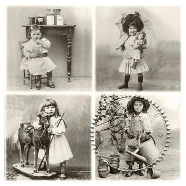 Χαρτοπετσέτα για Decoupage Vintage,1 τεμ.