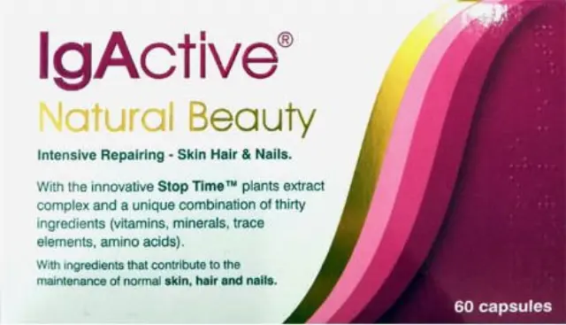 IgActive Natural Beauty Intensive Skin Hair & Nails 60 Κάψουλες