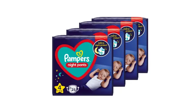 Πάνες Pampers Night Pants Monthly Pack Νο4 (9-15kg) 100τμχ