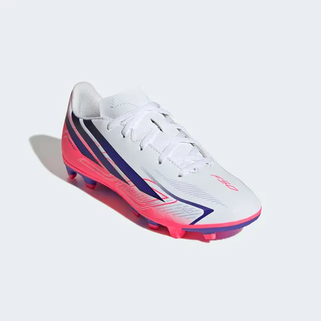 adidas Performance Kids F50 Hyperfast Club FG/MG J Λευκό KK1308 (adidas Performance) 2