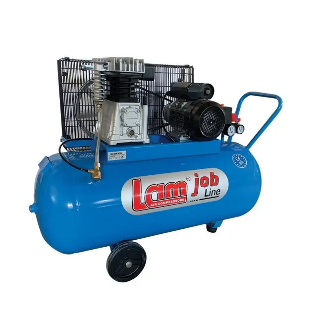 Lam Κομπρεσέρ Μονοφασικό Αέρος με Ισχύ 2hp και 100lt Αεροφυλάκιο / 100/2M/JOB