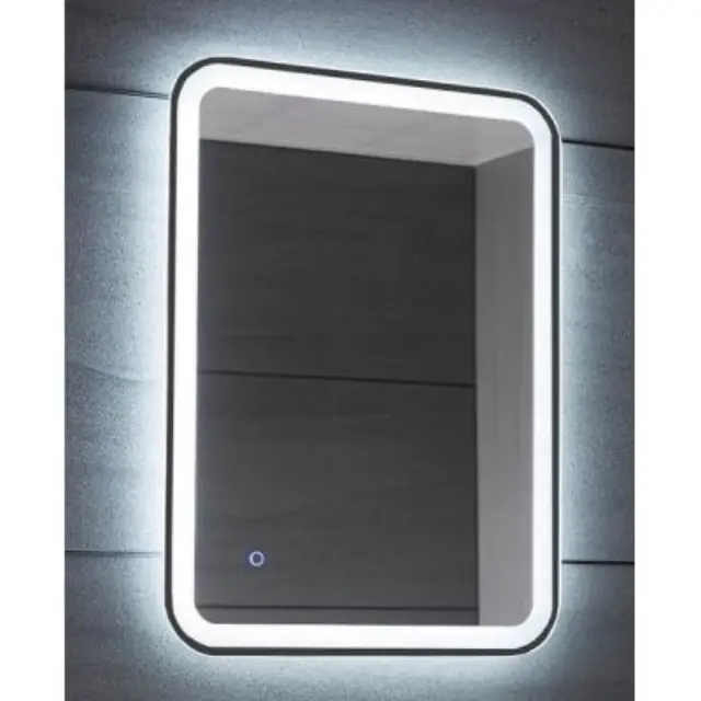 77-9131 ROLAN black LED - ΚΑΘΡΕΠΤΗΣ LED*TOUCH 60*80 GLORIA