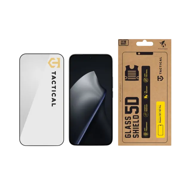 Tactical Glass Shield 5D for Xiaomi 15/15T Pro Black 3