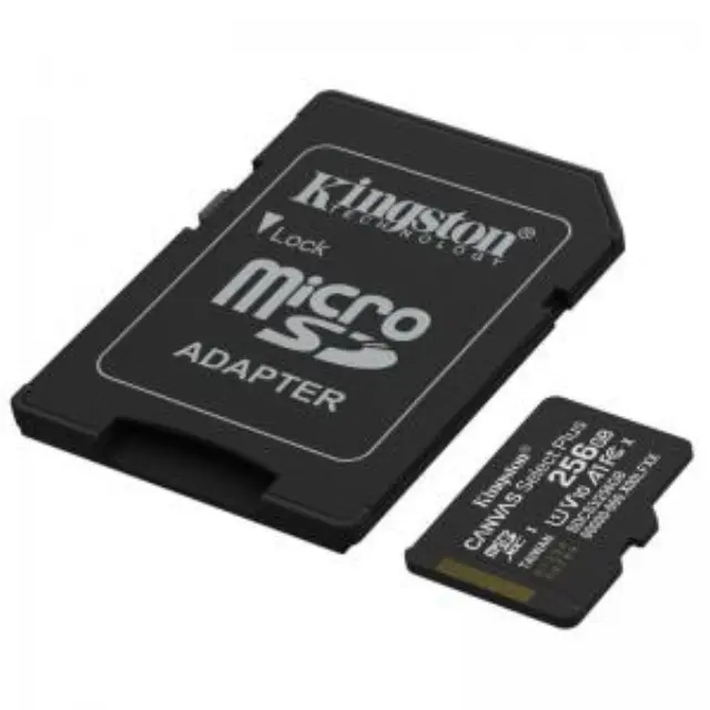 Κάρτα Μνήμης Kingston Canvas Select Plus+ MicroSDXC 256GB Class 10 με SD Adapter έως 150MB/s SDCS3/256GB 3