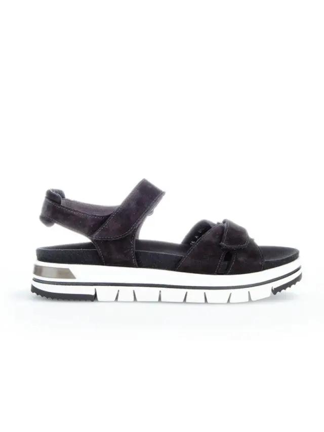 Gabor Πέδιλα Γυναικείο δέρμα Nubuck Μαύρο GAB/86734 37-BLACK - 37 3
