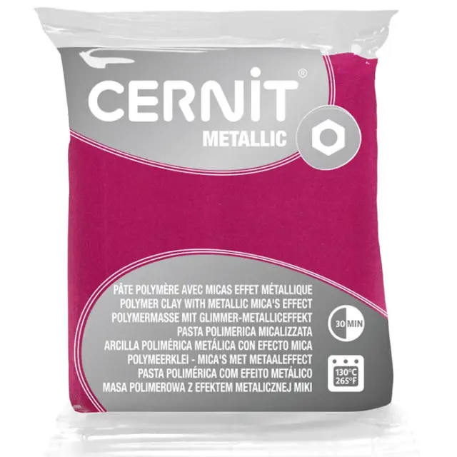 Πολυμερικός Πηλός Cernit Metallic No460 - Magenta - 56gr