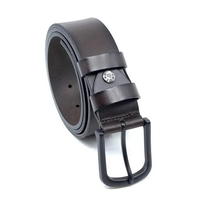 Coffee Δερμάτινη Ζώνη Full Grain 4 cm 3