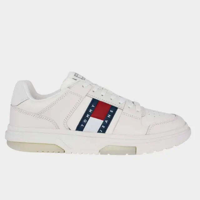 Tommy Hilfiger - Ανδρικά Sneakers Th The Brooklyn EM0EM01576-TCR Λευκό - 46