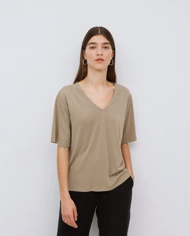 YERSE T-SHIRT (42042-KHAKI) - S