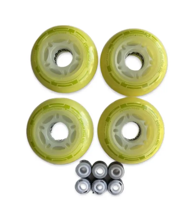 POWERSLIDE 72χιλ./82Α Fothon Envy green LED Ροδάκι