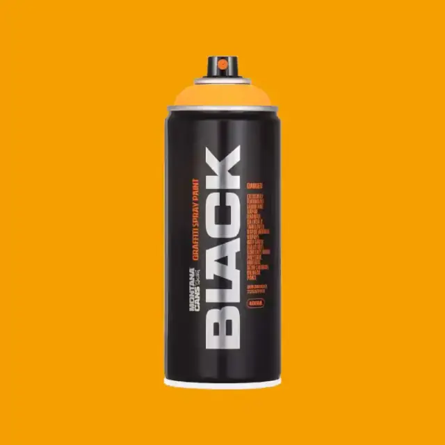 Montana Black Spray Paint 400ml BLK-1045 Melon Yellow