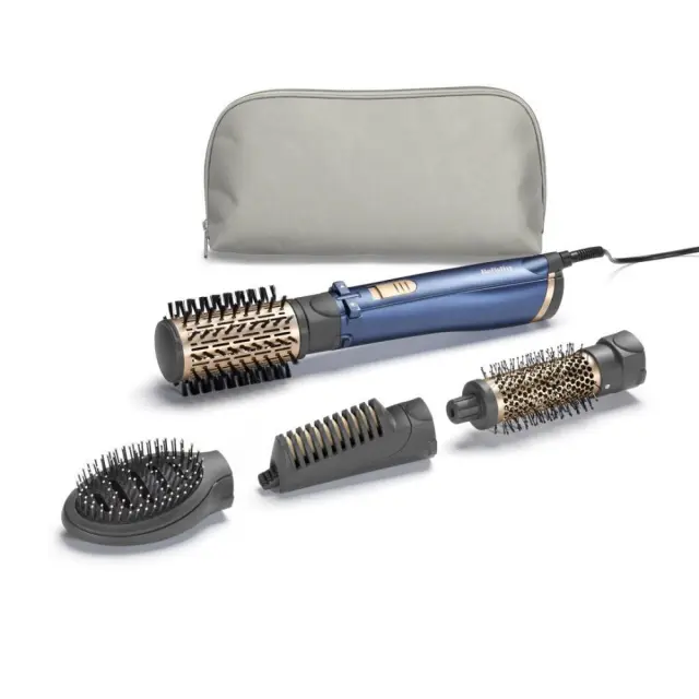 BaByliss Ηλεκτρική Βούρτσα Μαλλιών Style Pro 1000 1000W Blue (AS965E)