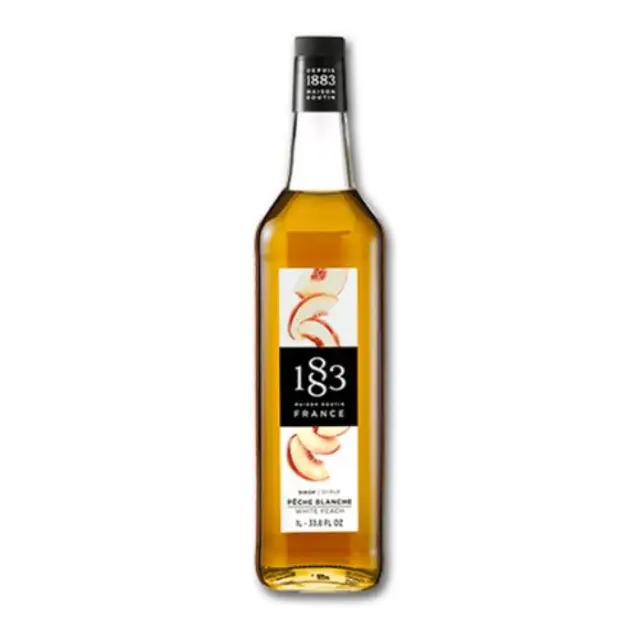 1883 Peach Syrup 1L