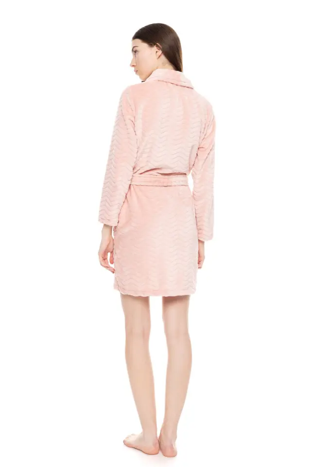 W1677 - Pink Glow - ROBE FLEECE AUTUMN 2