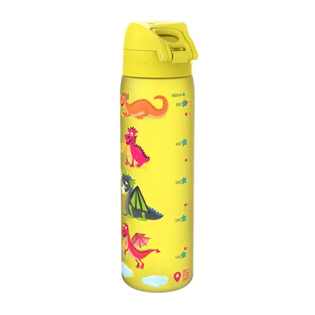 ION8 Slim Παγούρι Πλαστικό 500ml Δράκοι (I8RF500PYDRAG)