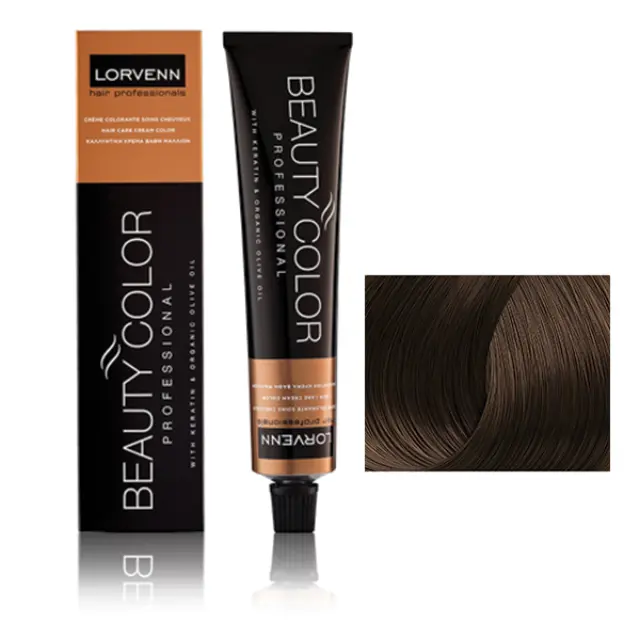 Lorvenn Beauty Color Professional 70ml 6.7-Σοκολατί