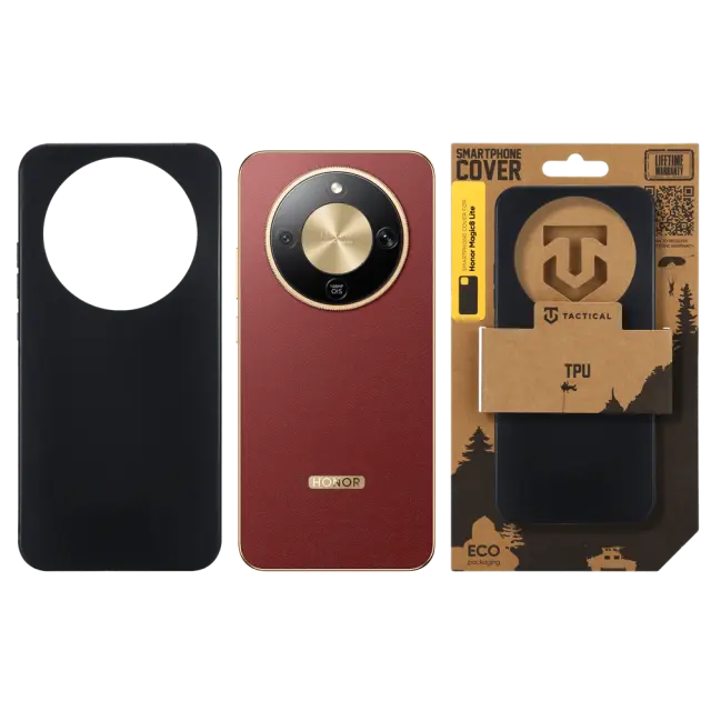 Tactical TPU Cover for Honor Magic8 Lite Black 3