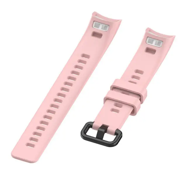 Λουράκι Σιλικόνης για Huawei Honor Band 4/ 5 (95.6mm +124.8mm) Ροζ OEM 2
