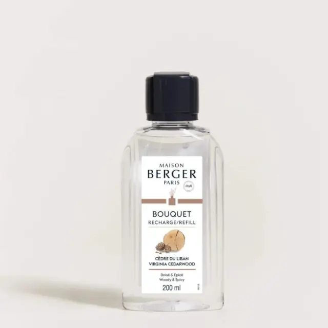 Maison Berger Paris Bouquet Diffuser Refill Υγρό Αναπλήρωσης για Δοχείο Αρωματισμού Χώρου Virginia Cerarwood 200ml