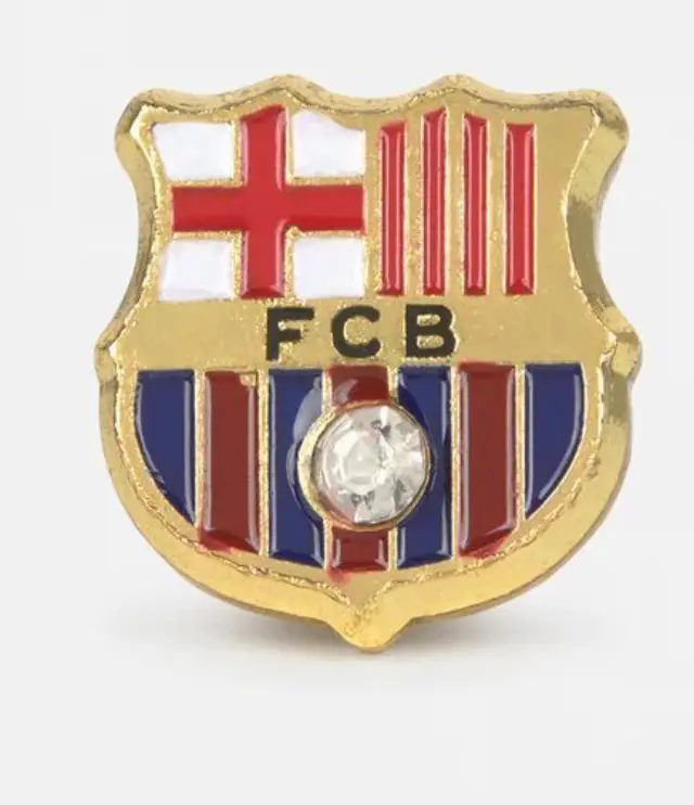 Μπρελόκ FC Barcelona Clauer + Pin Crest Metal-45B7012 2