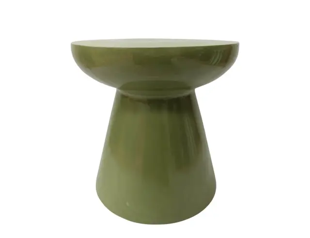 Τραπεζάκι Bοηθητικό Vei Lesli Living με διαστάσεις 40x40cm - MgO - Green 348388 2
