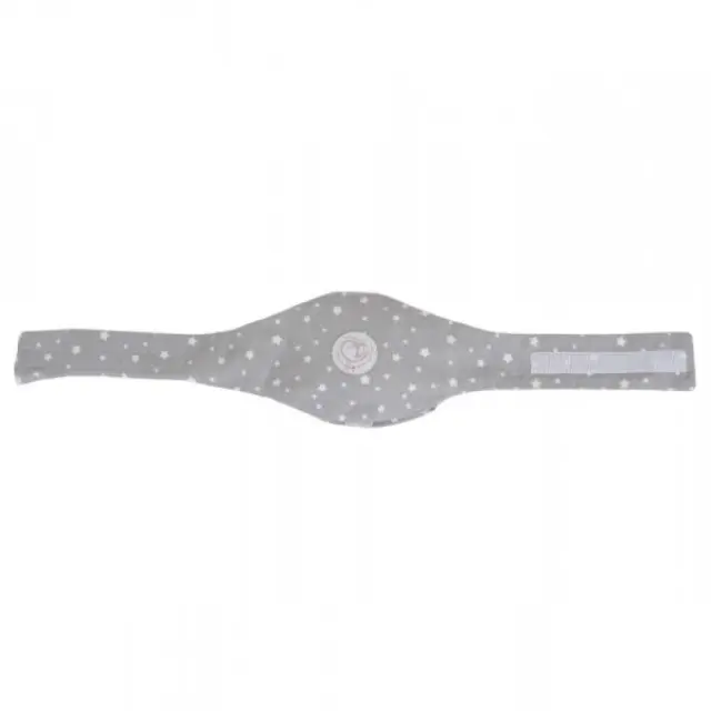 Hugzz Αντικολική Ζώνη με Σπόρους Κερασιάς Grey - White Stars 3800146274245 2