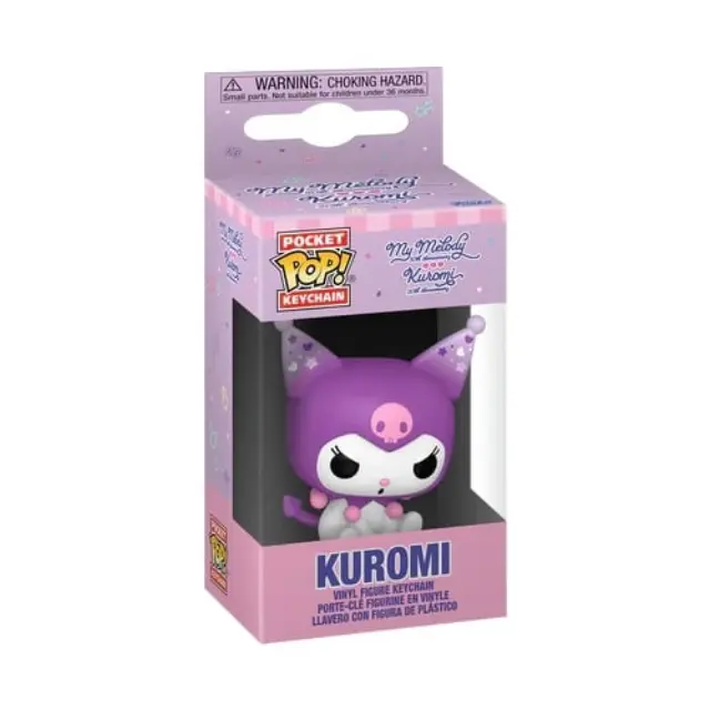 Φιγούρα Μπρελόκ Pocket Pop! Sanrio: Hello Kitty + Friends - Kuromi 20th Anniversary 3