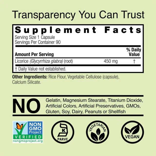 Nature's Answer Licorice Root 2