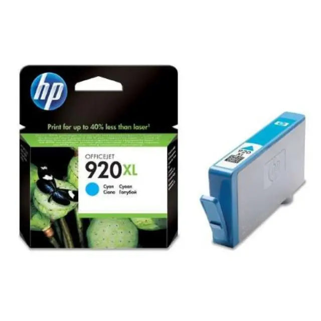 HP 920XL Γνήσιο Μελάνι Εκτυπωτή InkJet Κυανό (CD972AE)