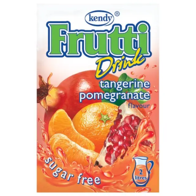 Χυμός σε Σκόνη Frutti Kendy, Μανταρίνι και Ρόδι, 8.5γρ