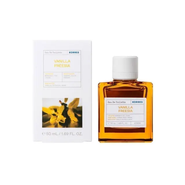 Korres Eau De Toilette Vanilla Freesia, Γυναικείο Άρωμα Βανίλια Φρέζια, 50ml