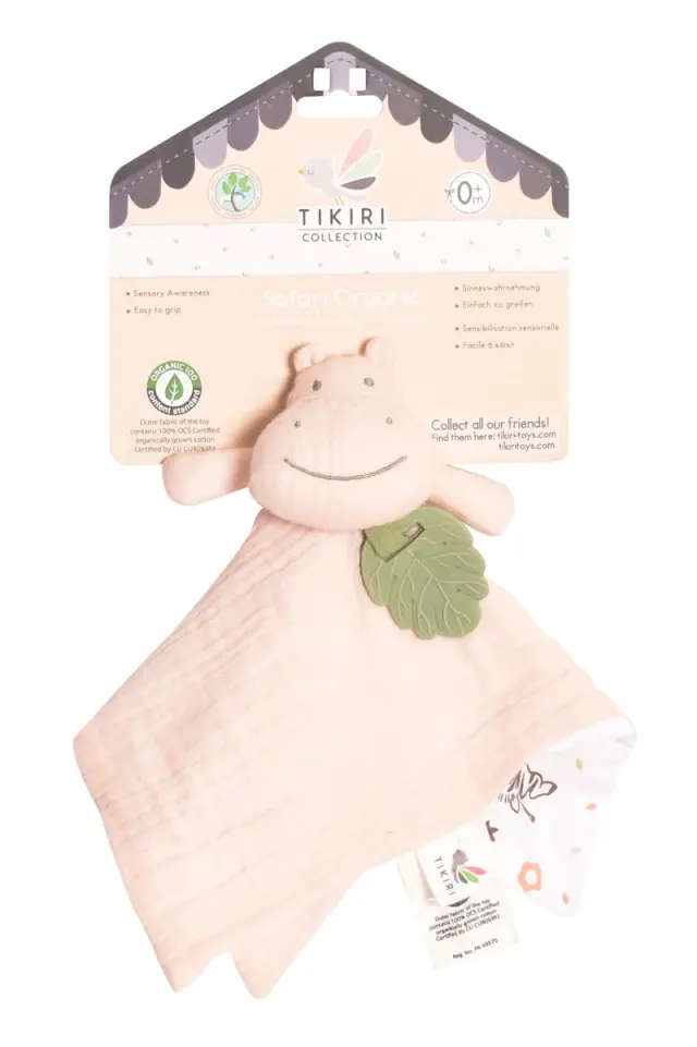 TIKIRI TOYS TIKIRI ΜΑΣΗΤΙΚΟ ΠΑΙΧΝΙΔΙ ΠΑΡΗΓΟΡΙΑΣ HIPPO COMFORTER