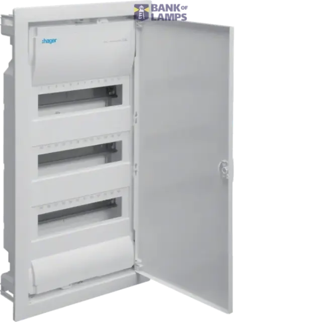 Small Distributor Volta Flush-mounted 3x12 PLE, IP30, protection class II, sheet steel door