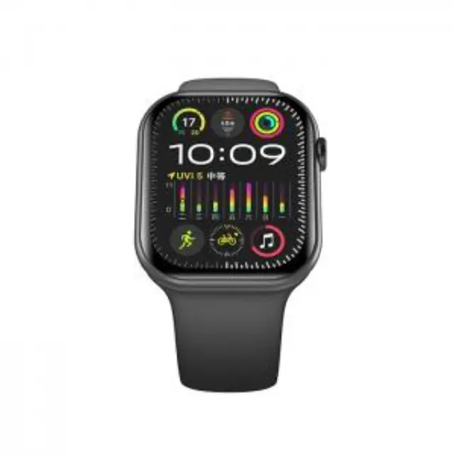 Smartwatch με οθόνη AMOLED 2.04\" σε μαύρο χρώμα 3