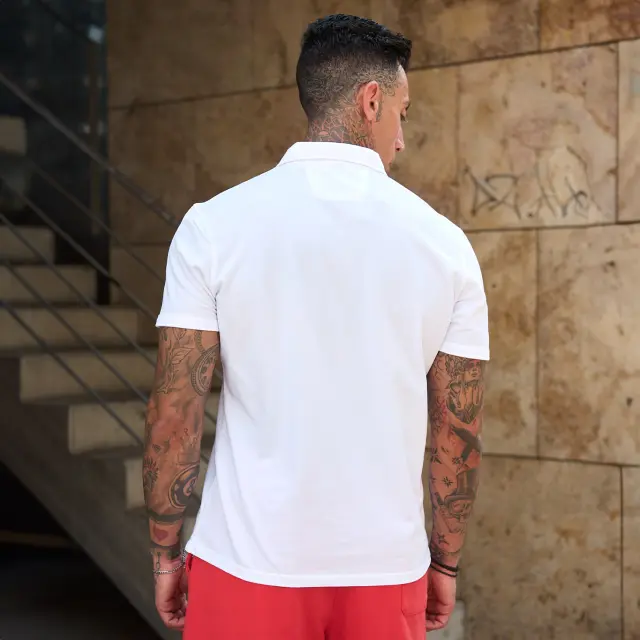 Μπλούζα Polo Noshame® Λευκή - 112403 - XXL 3