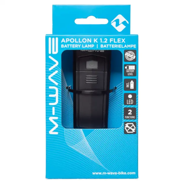 ΦΑΝΑΡΙ ΕΜΠΡΟΣΘΙΟ M-WAVE APOLLON K 1.2 FLEX 2