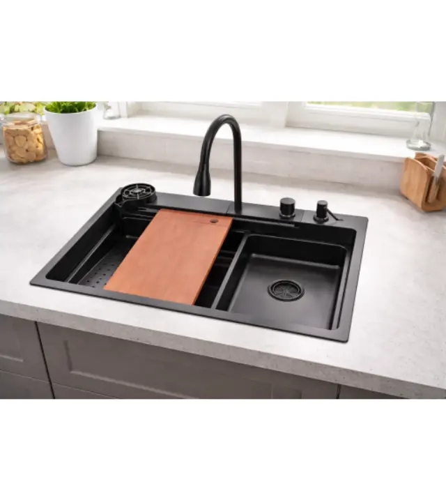 ΝΕΡΟΧΥΤΗΣ ΠΟΛΥΛΕΙΤΟΥΡΓΙΚΟΣ ME ΜΠΑΤΑΡΙΑ FINETTO 80X45X22CM ΜΑΥΡΟΣ 2