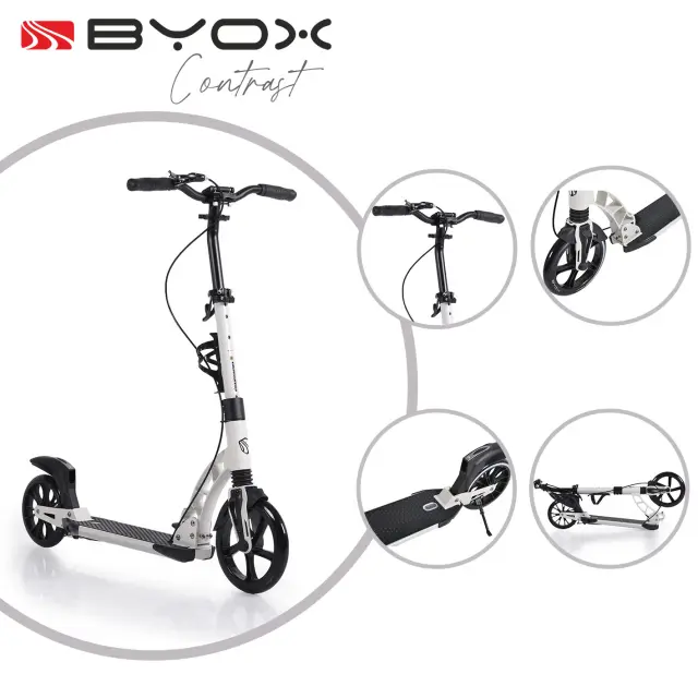 BYOX - Scooter Contrast white - 3800146227579