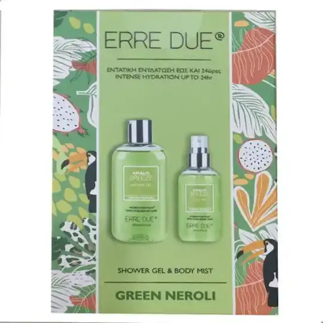 Erre Due Amalfi Breeze Σετ Περιποίησης Σώματος Shower Gel 300ml & Body Mist 150ml