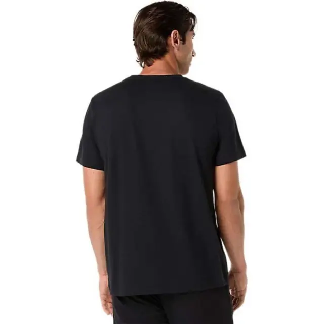 Asics Men's Spiral Embroidery Shortsleeve T-Shirt Μαύρο 2031F458-001 (Asics) 3