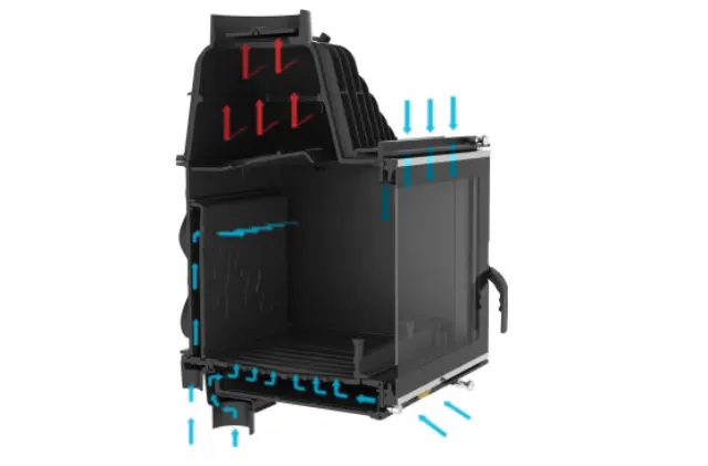 Ενεργειακό Τζάκι Ξύλου 9.4kW από Μαντέμι W16 ECO - KAWMET 2