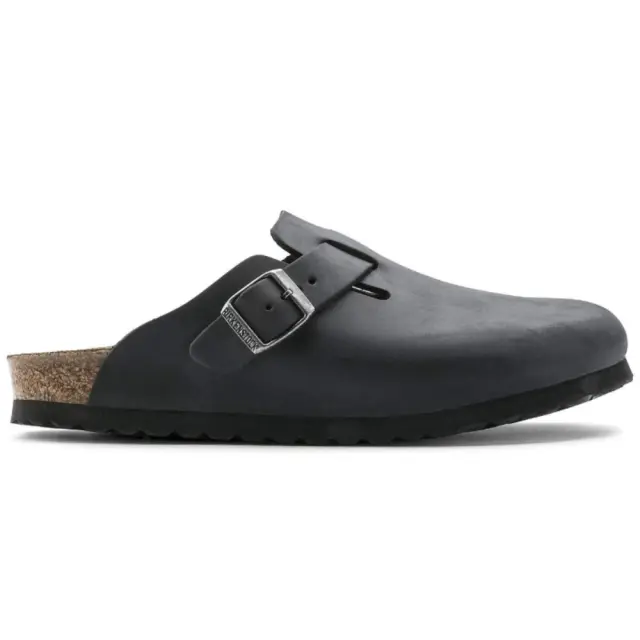 Birkenstock Σαμπώ Επαγγελματικό δέρμα Μαύρο BIR/BOSTON 5946300 BLACK - 40