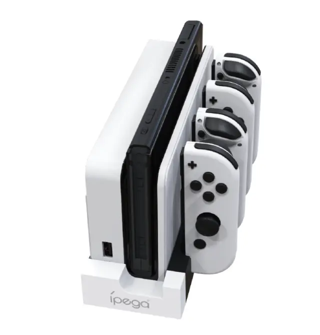 iPega 9186 Charger Dock pro N-Switch a Joy-con White/Black 2