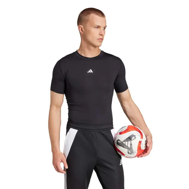 adidas Performance Men's TechFit Short Sleeve Tee Μαύρο JP4674 (adidas Performance) 3