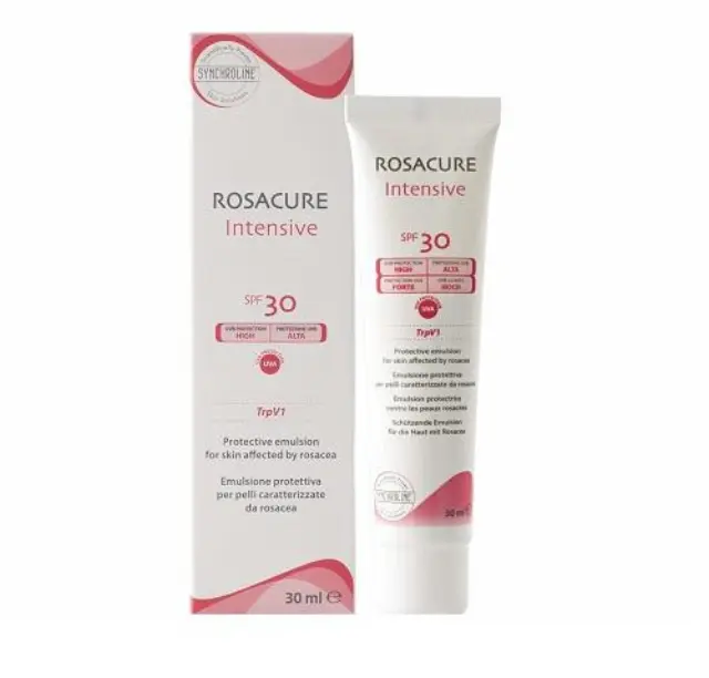 Synchroline Rosacure Intensive Cream SPF30 Ενυδατική Κρέμα Προσώπου για Ευαίσθητη Επιδερμίδα, 30ml